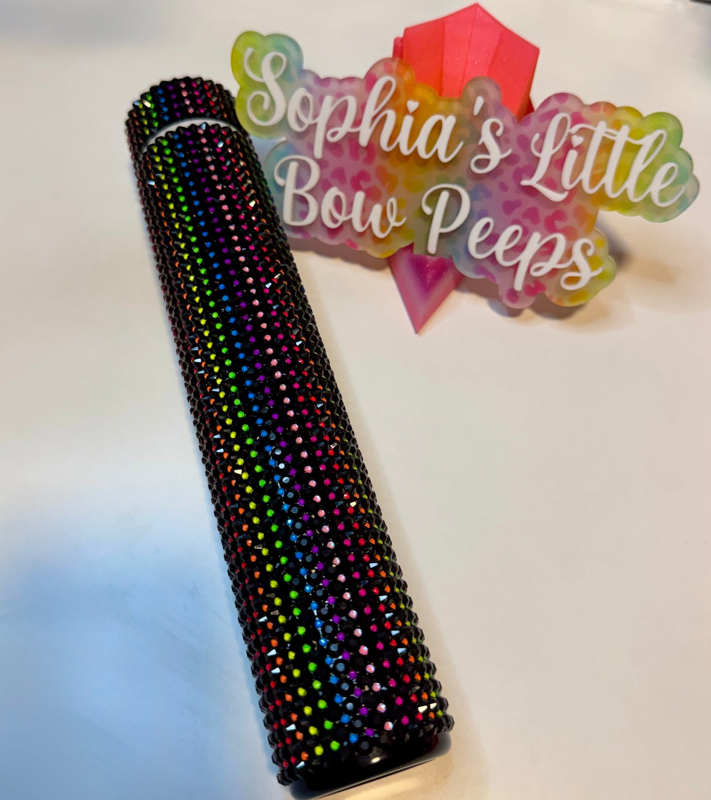 Rhinestone Skinny Flask